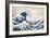 The Great Wave off Kanagawa from from the Series '36 Views of Mt. Fuji'; 1831 (Hand-Coloured Woodbl-Katsushika Hokusai-Framed Giclee Print