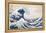 The Great Wave off Kanagawa from from the Series '36 Views of Mt. Fuji'; 1831 (Hand-Coloured Woodbl-Katsushika Hokusai-Framed Premier Image Canvas