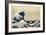 The Great Wave off Kanagawa from from the Series '36 Views of Mt. Fuji'; 1831 (Hand-Coloured Woodbl-Katsushika Hokusai-Framed Giclee Print