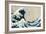 The Great Wave Off Kanagawa, from the Series "36 Views of Mt. Fuji" ("Fugaku Sanjuokkei")-Katsushika Hokusai-Framed Premium Giclee Print