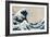 The Great Wave Off Kanagawa, from the Series "36 Views of Mt. Fuji" ("Fugaku Sanjuokkei")-Katsushika Hokusai-Framed Premium Giclee Print