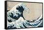 The Great Wave Off Kanagawa, from the Series "36 Views of Mt. Fuji" ("Fugaku Sanjuokkei")-Katsushika Hokusai-Framed Premier Image Canvas