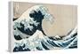 The Great Wave Off Kanagawa, from the Series "36 Views of Mt. Fuji" ("Fugaku Sanjuokkei")-Katsushika Hokusai-Framed Premier Image Canvas