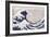 The Great Wave Off Kanagawa, from the Series '36 Views of Mt. Fuji' ('Fugaku Sanjuokkei')-Katsushika Hokusai-Framed Giclee Print