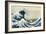 The Great Wave off Kanagawa, from 'Thirty-Six Views of Mount Fuji', C.1831 (Colour Woodblock Print)-Katsushika Hokusai-Framed Giclee Print
