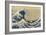 The Great Wave Off Kanagawa (Kanagawa Oki Nami Ura), C.1830-33-Katsushika Hokusai-Framed Giclee Print