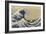 The Great Wave Off Kanagawa (Kanagawa Oki Nami Ura), C.1830-33-Katsushika Hokusai-Framed Giclee Print