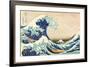 The Great Wave off Kanagawa-Katsushika Hokusai-Framed Art Print