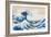 The Great Wave Off Kanagawa-Katsushika Hokusai-Framed Premium Giclee Print