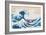 The Great Wave Off Kanagawa-Katsushika Hokusai-Framed Premium Giclee Print