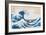 The Great Wave Off Kanagawa-Katsushika Hokusai-Framed Premium Giclee Print