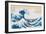 The Great Wave Off Kanagawa-Katsushika Hokusai-Framed Premium Giclee Print