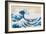 The Great Wave Off Kanagawa-Katsushika Hokusai-Framed Premium Giclee Print