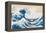 The Great Wave Off Kanagawa-Katsushika Hokusai-Framed Stretched Canvas