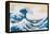 The Great Wave Off Kanagawa-Katsushika Hokusai-Framed Stretched Canvas