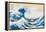 The Great Wave Off Kanagawa-Katsushika Hokusai-Framed Stretched Canvas