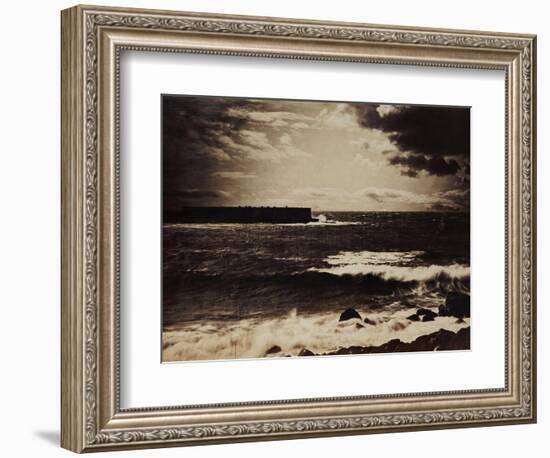 The Great Wave, Sete, 1856-9-Gustave Le Gray-Framed Giclee Print