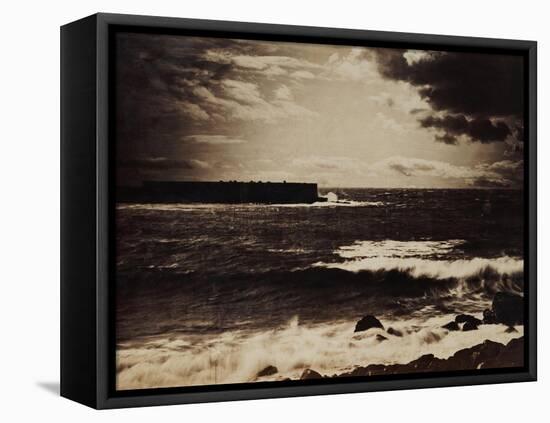 The Great Wave, Sete, 1856-9-Gustave Le Gray-Framed Premier Image Canvas