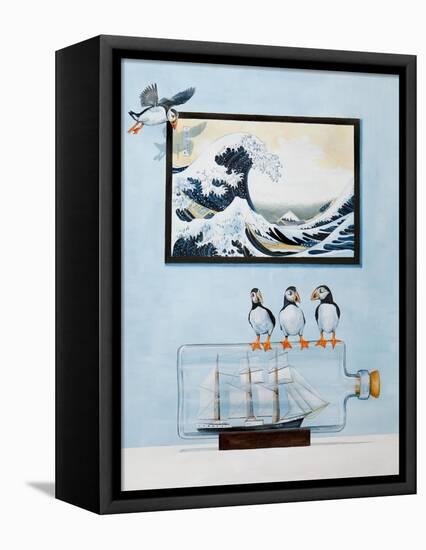 The Great Wave-Rebecca Campbell-Framed Premier Image Canvas