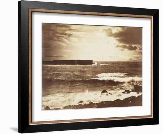 The Great Wave-Gustave Le Gray-Framed Giclee Print