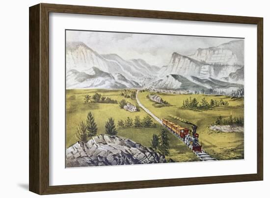 The Great West-Currier & Ives-Framed Giclee Print