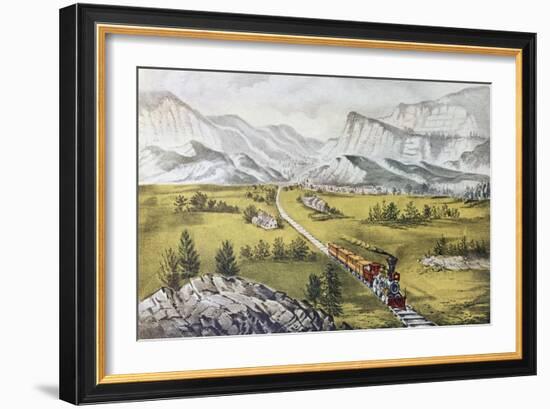 The Great West-Currier & Ives-Framed Giclee Print