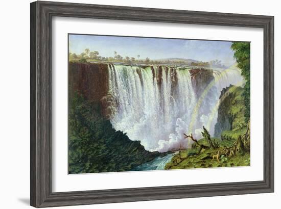 The Great Western Fall, Victoria Falls, 1862-Thomas Baines-Framed Giclee Print