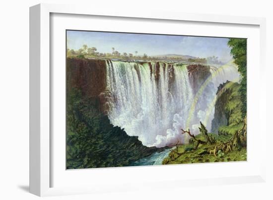 The Great Western Fall, Victoria Falls, 1862-Thomas Baines-Framed Giclee Print