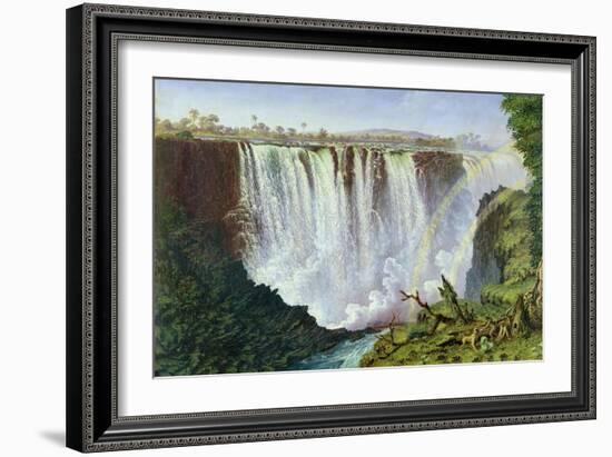 The Great Western Fall, Victoria Falls, 1862-Thomas Baines-Framed Giclee Print