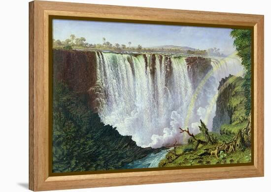 The Great Western Fall, Victoria Falls, 1862-Thomas Baines-Framed Premier Image Canvas