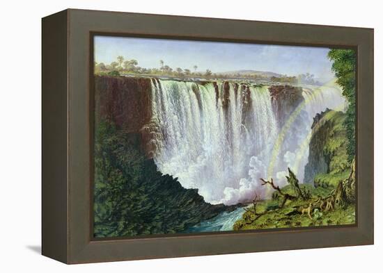 The Great Western Fall, Victoria Falls, 1862-Thomas Baines-Framed Premier Image Canvas