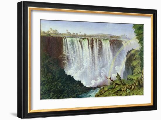 The Great Western Fall, Victoria Falls, 1862-Thomas Baines-Framed Premium Giclee Print