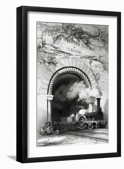 The Great Western Railway, 1846-John Cooke Bourne-Framed Giclee Print