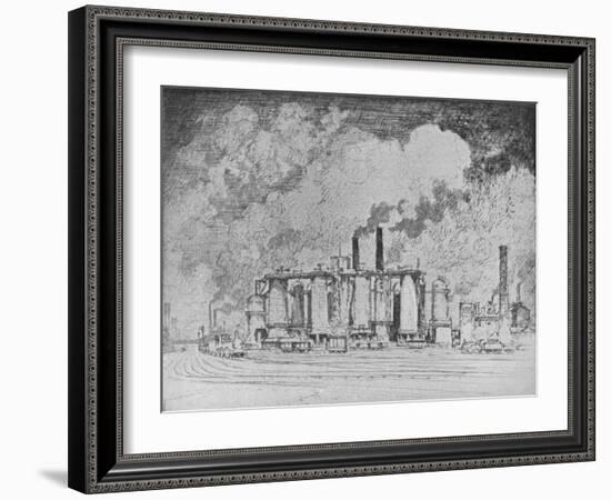 'The Great White Cloud, Leeds.', c1910-Joseph Pennell-Framed Giclee Print