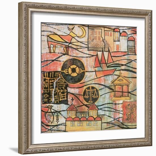 The Great Years II-Sabira Manek-Framed Giclee Print