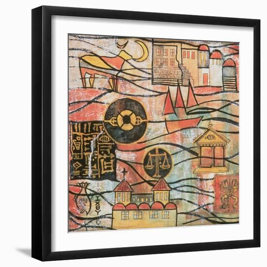 The Great Years II-Sabira Manek-Framed Giclee Print