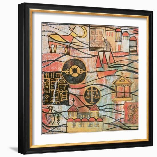 The Great Years II-Sabira Manek-Framed Giclee Print