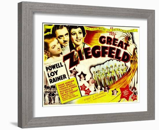 The Great Ziegfeld, 1936-null-Framed Photo