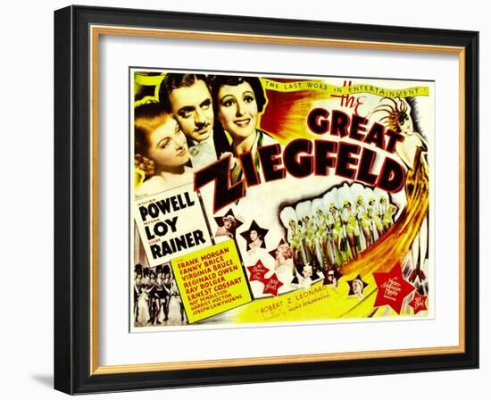 The Great Ziegfeld, 1936-null-Framed Photo