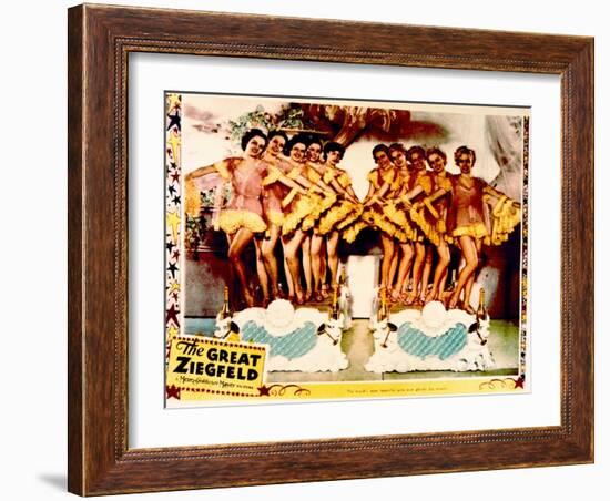 The Great Ziegfeld - Lobby Card Reproduction-null-Framed Photo