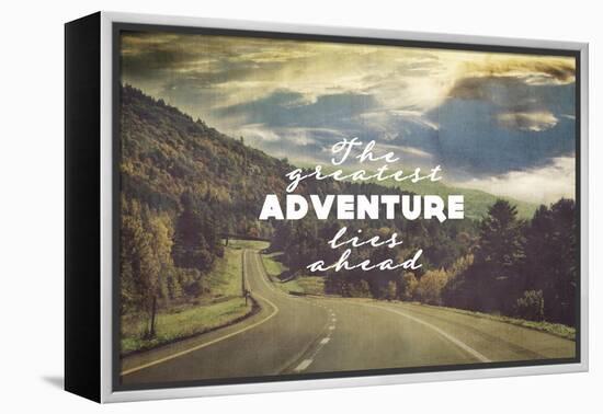 The Greatest Adventure-Vintage Skies-Framed Premier Image Canvas