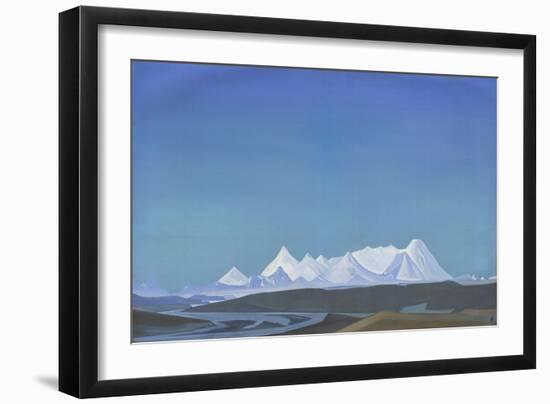 The Greatest and Holiest of Tangla, 1932 (Tempera on Canvas)-Nicholas Roerich-Framed Giclee Print