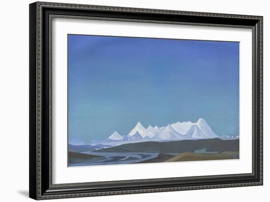 The Greatest and Holiest of Tangla, 1932 (Tempera on Canvas)-Nicholas Roerich-Framed Giclee Print