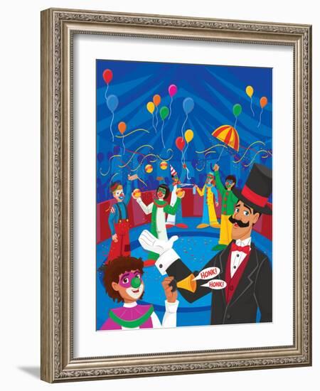 The Greatest Clowns in Town - Jack & Jill-Scott Burroughs-Framed Giclee Print