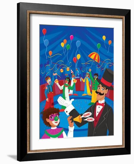 The Greatest Clowns in Town - Jack & Jill-Scott Burroughs-Framed Giclee Print