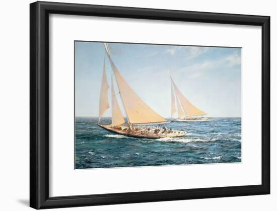 The Greatest Race-Montague Dawson-Framed Art Print