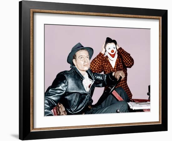 THE GREATEST SHOW ON EARTH, from left: Charlton Heston, James Stewart, 1952-null-Framed Photo