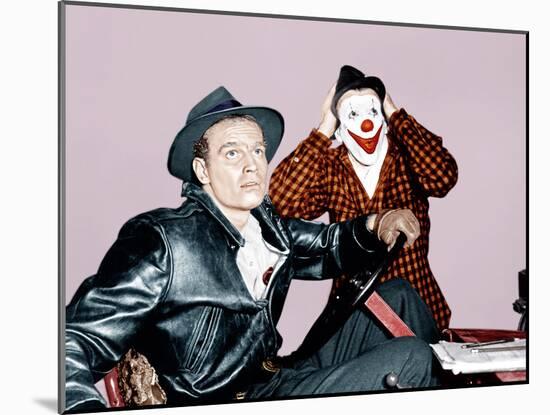 THE GREATEST SHOW ON EARTH, from left: Charlton Heston, James Stewart, 1952-null-Mounted Photo