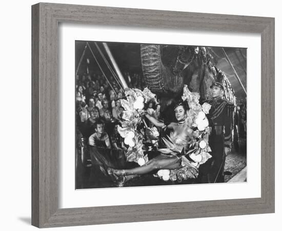 The Greatest Show On Earth, Gloria Grahame, Lyle Bettger, 1952-null-Framed Photo