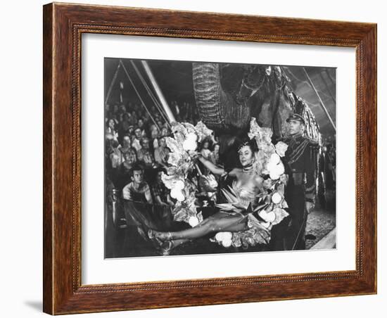 The Greatest Show On Earth, Gloria Grahame, Lyle Bettger, 1952-null-Framed Photo